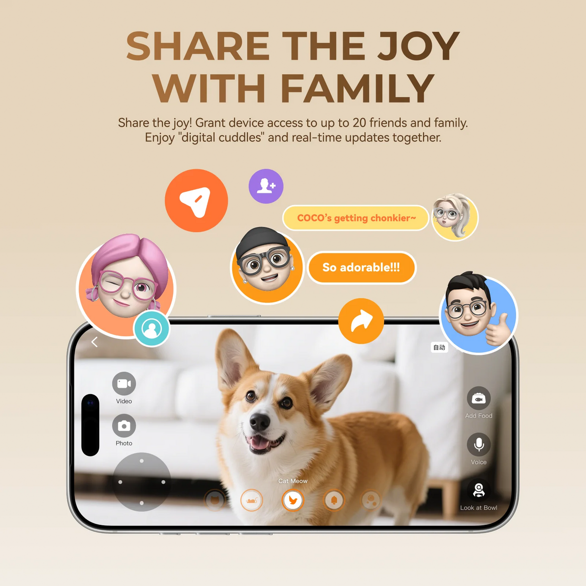 HHOLOVE Smart Pet Feeder With Camera And App Control
