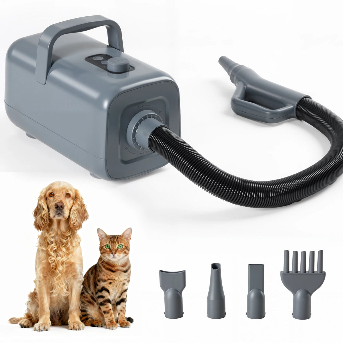 JHK Pet Grooming Vacuum And Blow Dryer Kit