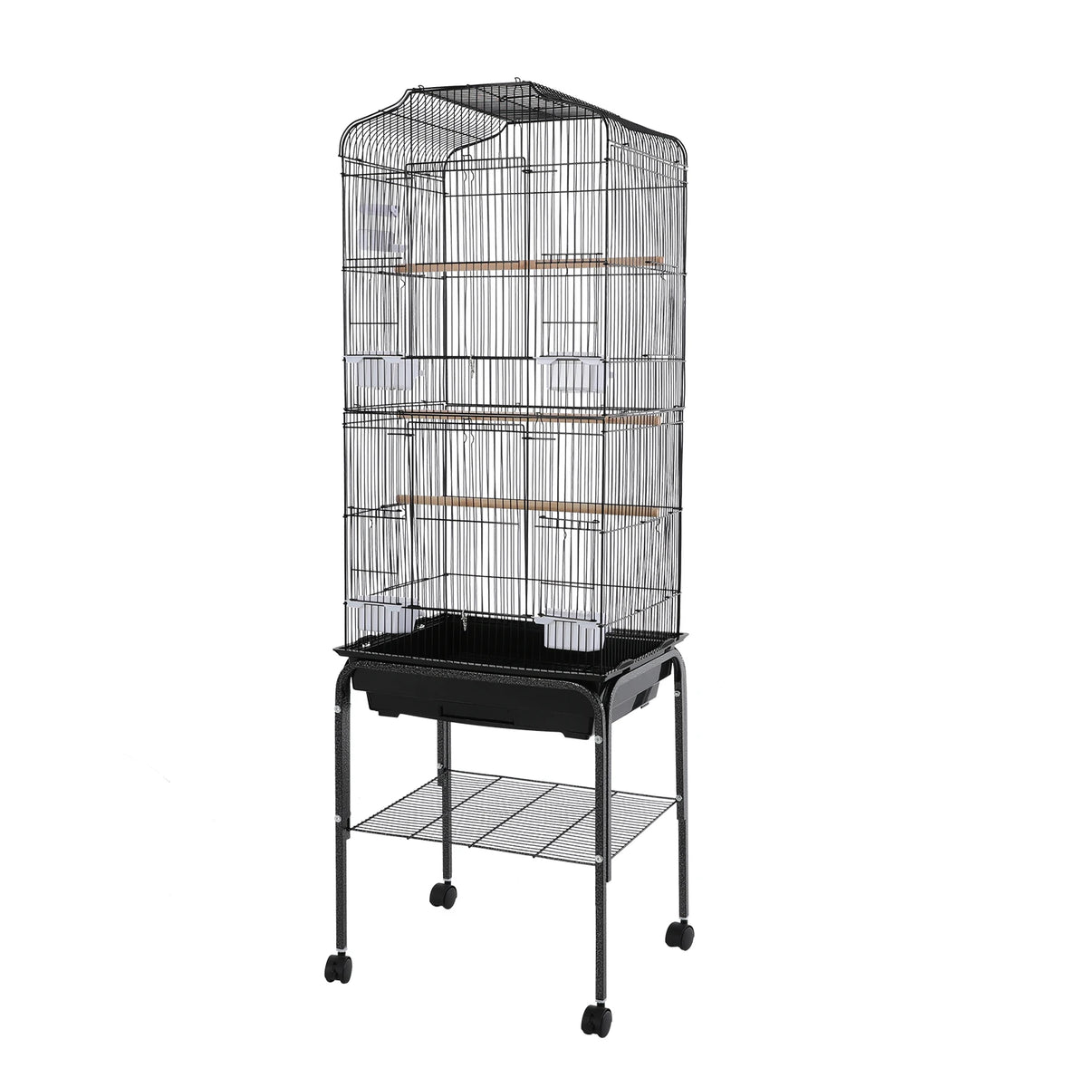 Bird Cage With Stand And Wheels