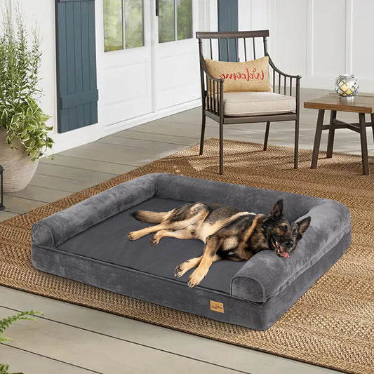 BINGOPAW Orthopedic Waterproof Dog Bed With Sides