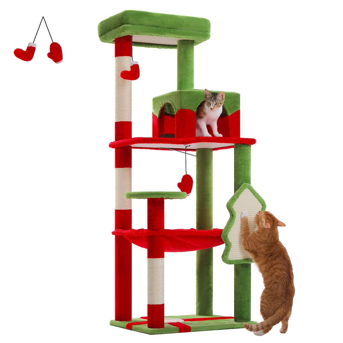 PAWZ Road Indoor Five Level Cat Tree for Large Cats