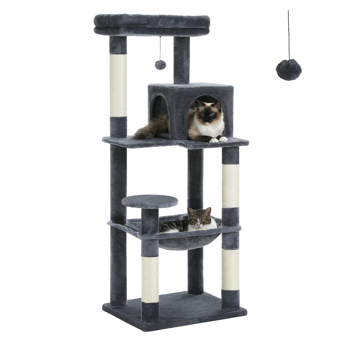 PAWZ Road Indoor Five Level Cat Tree for Large Cats