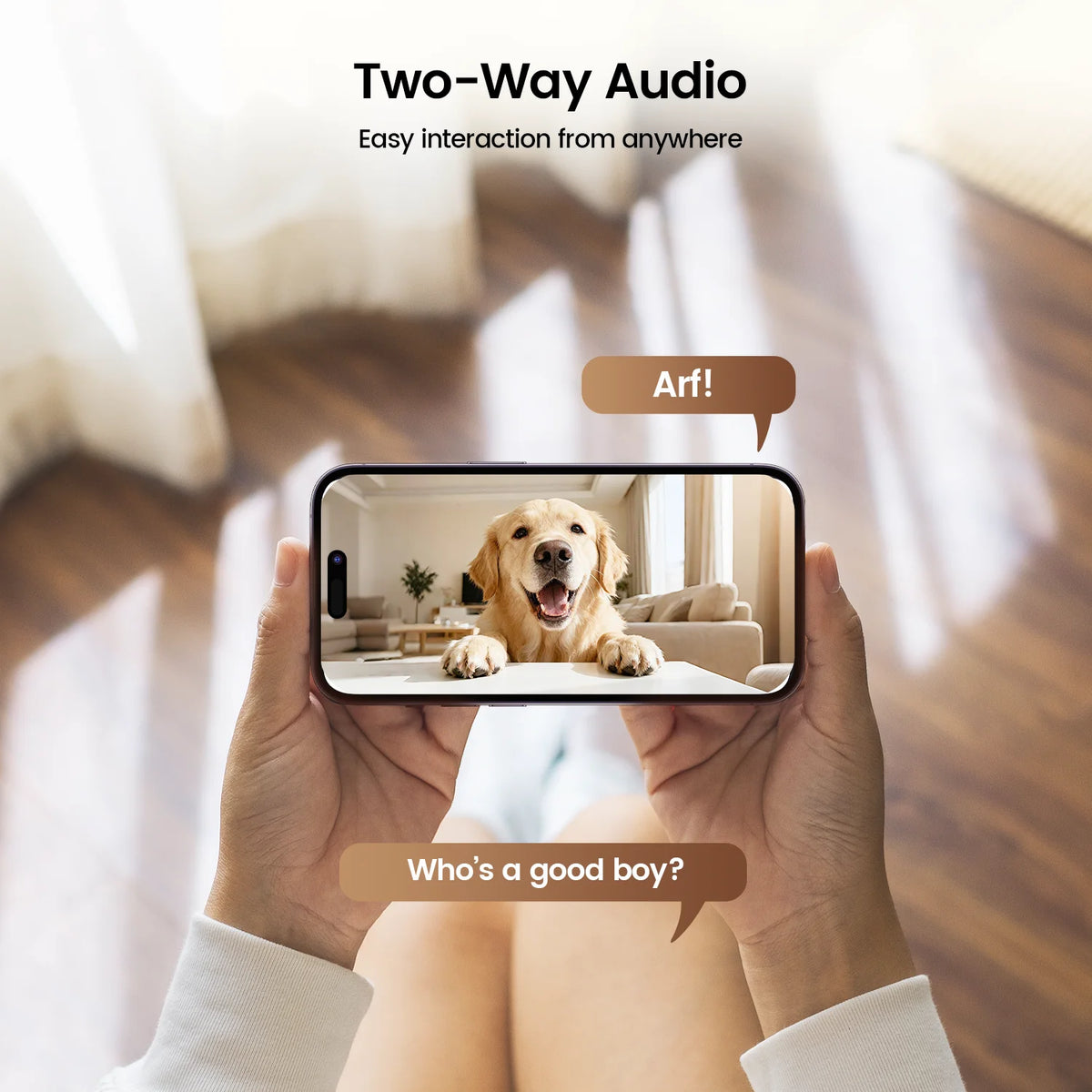 ZOSI Indoor Pan Tilt Security Camera 360 AI Human Tracking