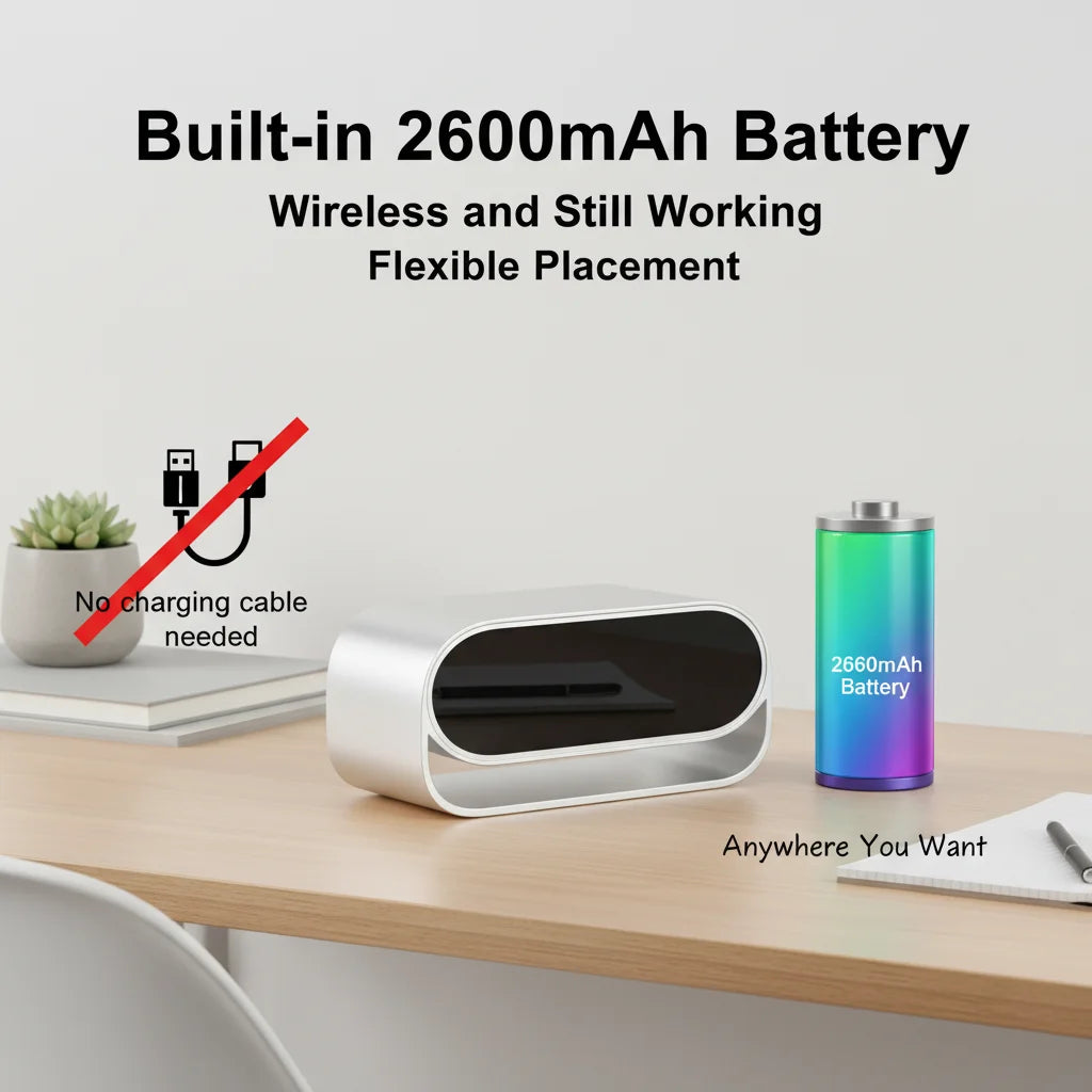 4K Ultra HD WiFi Clock Camera For Indoor Surveillance