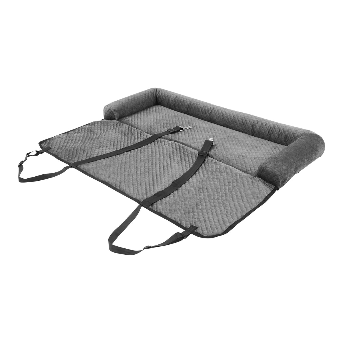 Bymaocar Dog Car Seat Bed With Safety Tethers