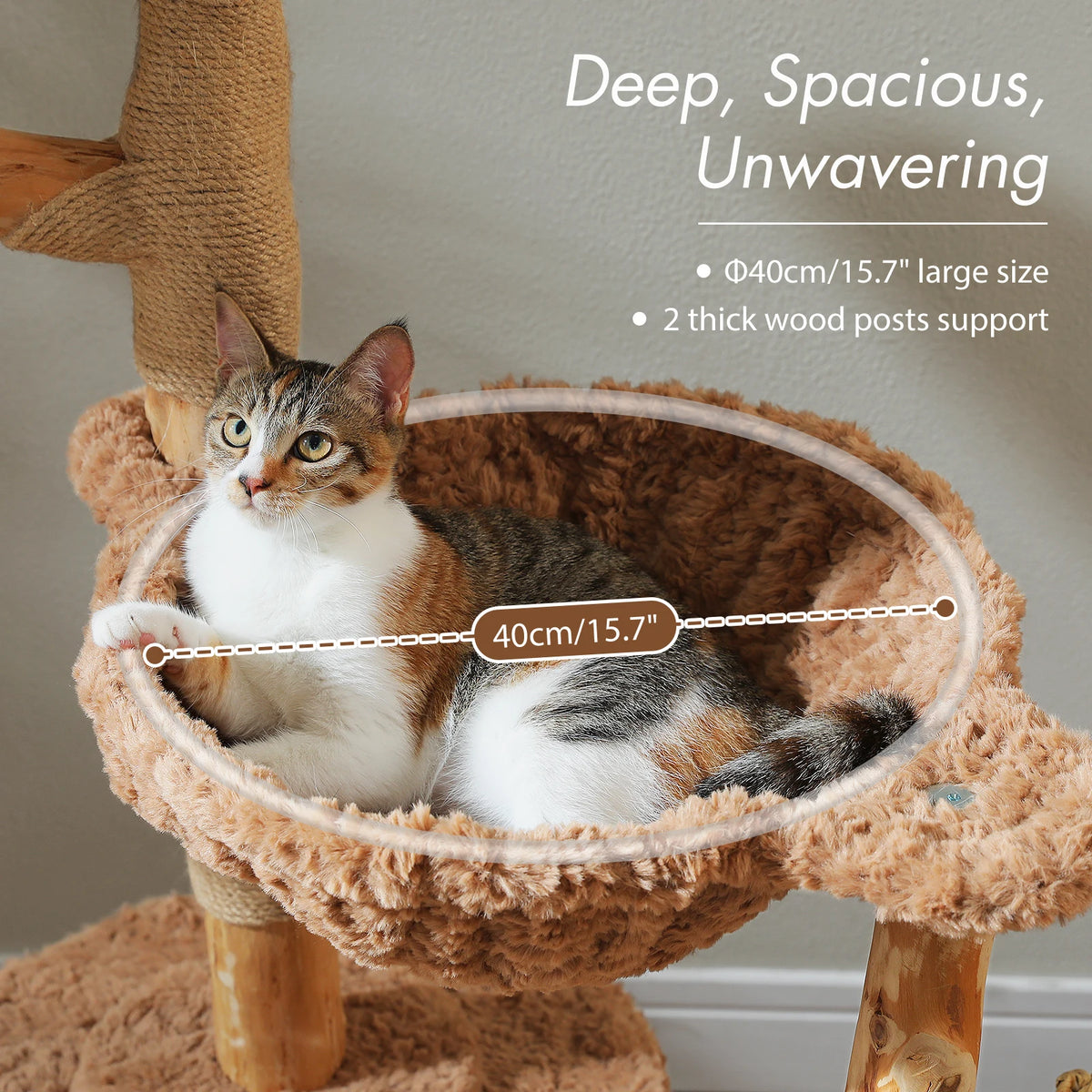 PAWZ Road CN Cat Tree Tower With Sisal Scratching Post