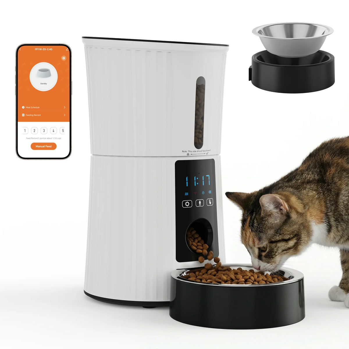 JHK WiFi Automatic Cat Feeder With App Control
