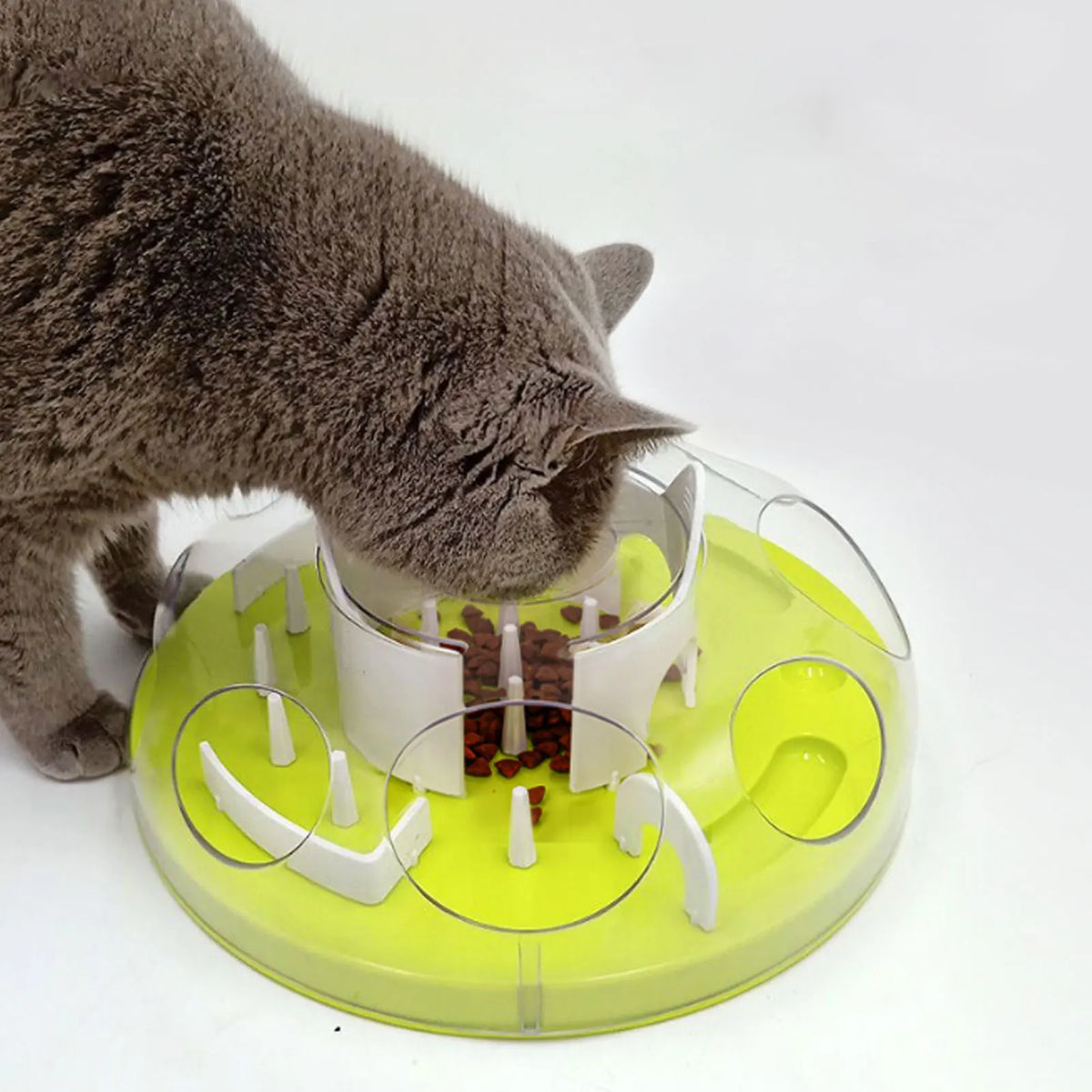 Interactive Cat Puzzle Feeder Toy for Enrichment