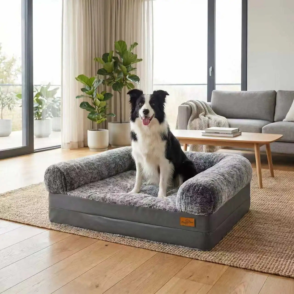 Bingopaw Foldable Orthopedic Dog Bed for Adults and Pets