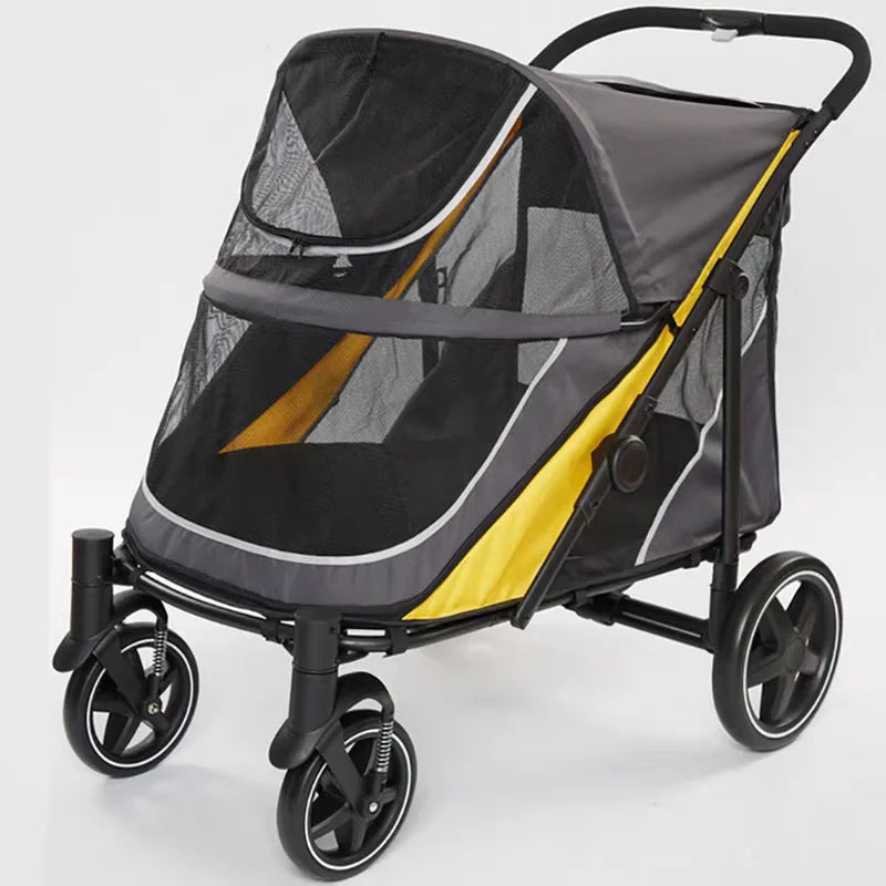 Garvee Foldable Pet Stroller for Dogs and Cats