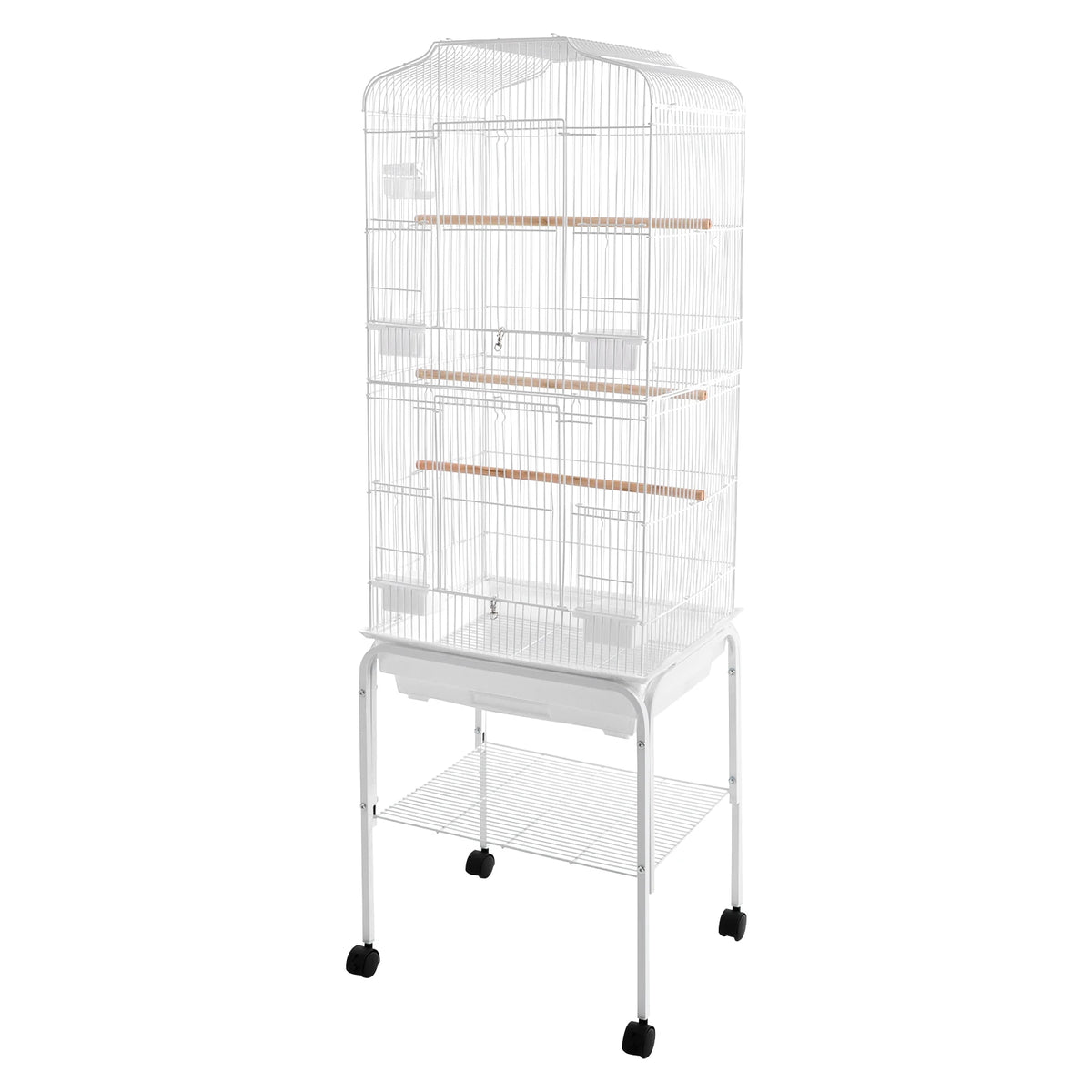 Bird Cage With Stand And Wheels