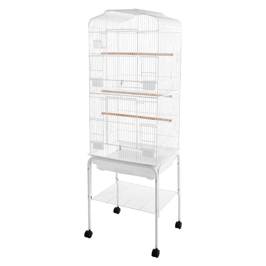 Bird Cage With Stand And Wheels