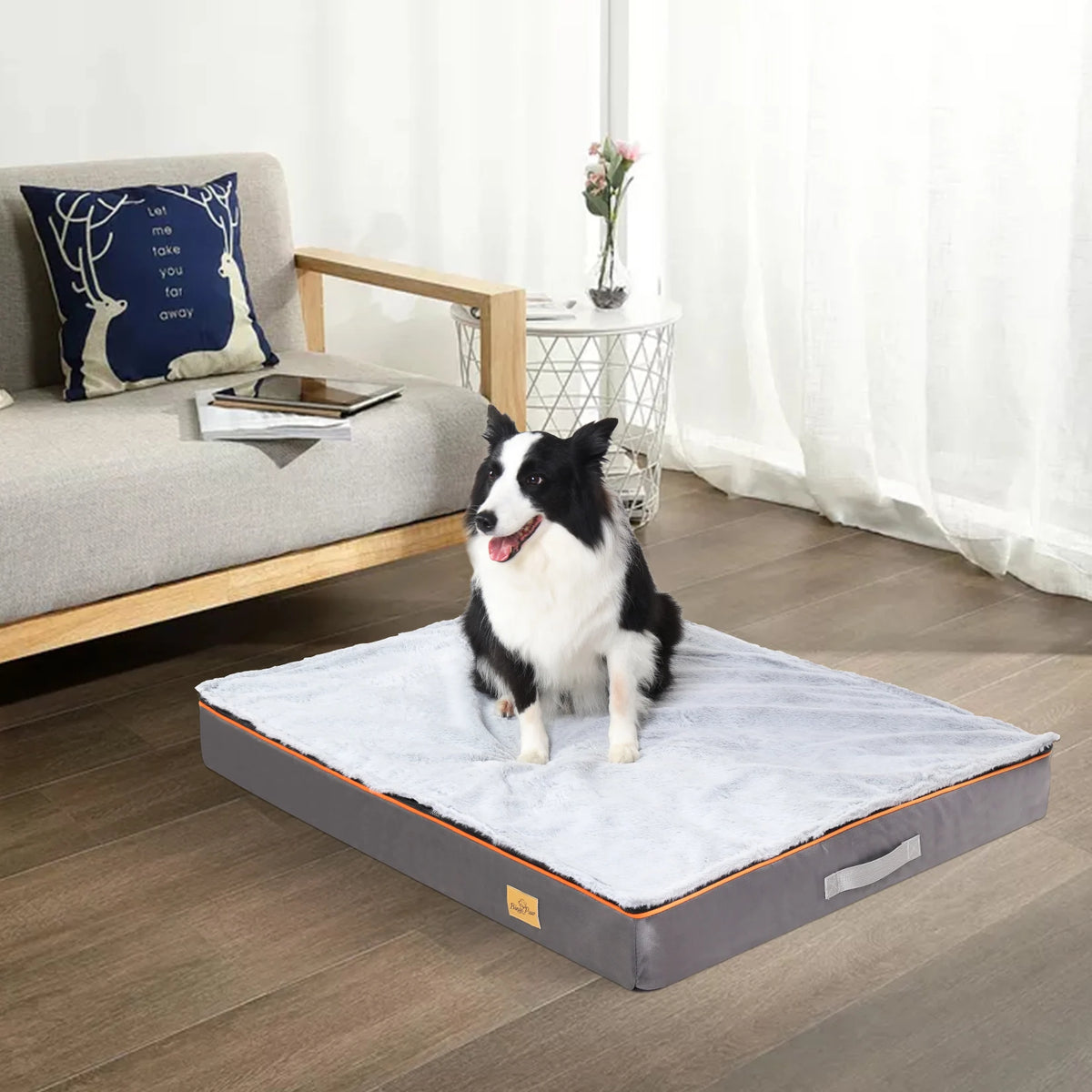 BINGOPAW Orthopedic Dog Bed With Washable Cover