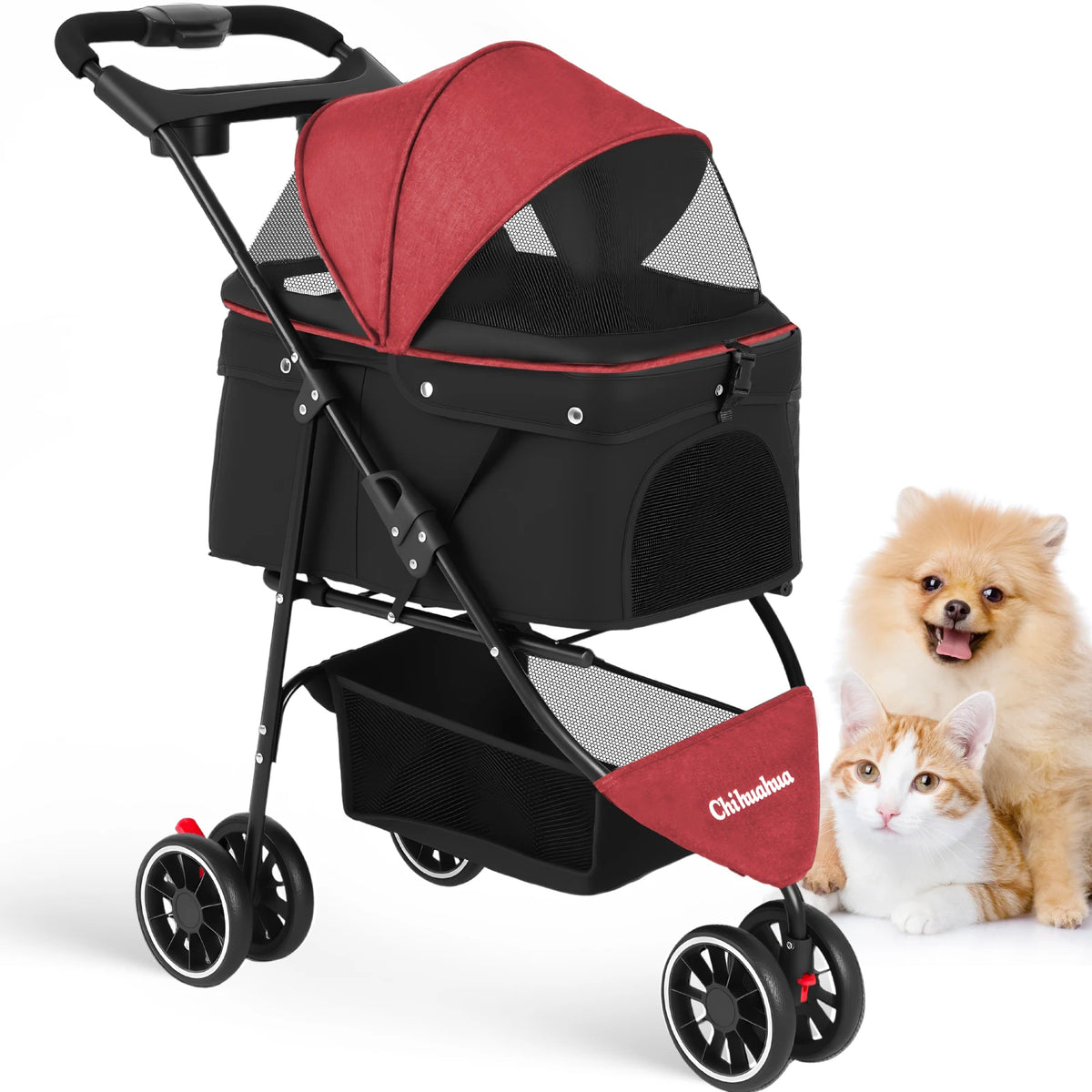 Chihuahua Pet Stroller For Small Dogs And Cats