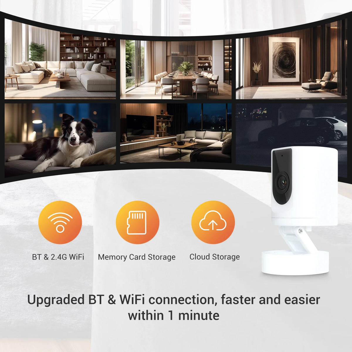 BoyKeep Indoor Baby Camera 1080P WiFi 2 Way Audio