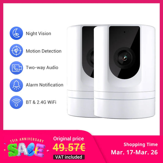 BoyKeep Indoor Baby Camera 1080P WiFi 2 Way Audio
