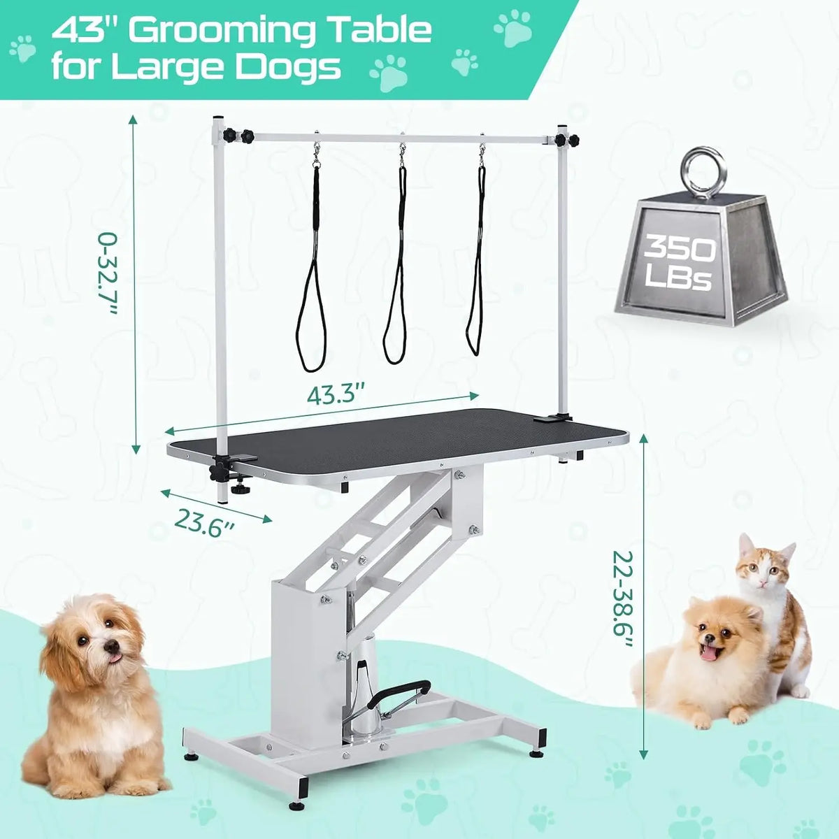 Garvee Electric Adjustable Pet Grooming Table