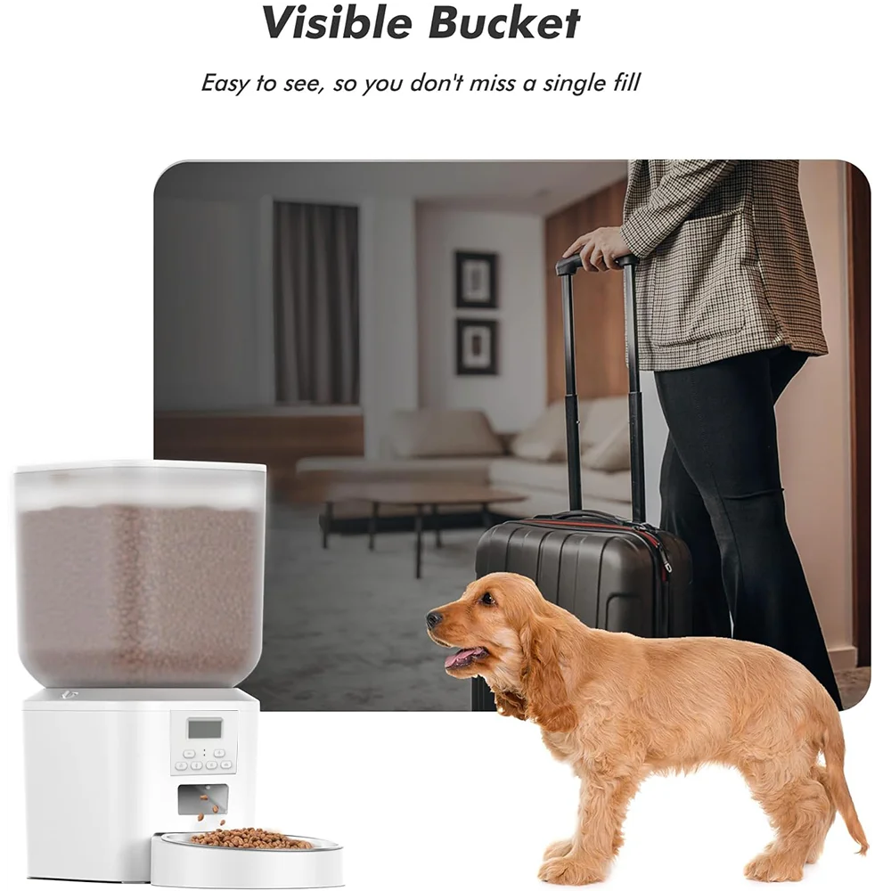 Nityers Automatic Cat Feeder With Voice Recorder