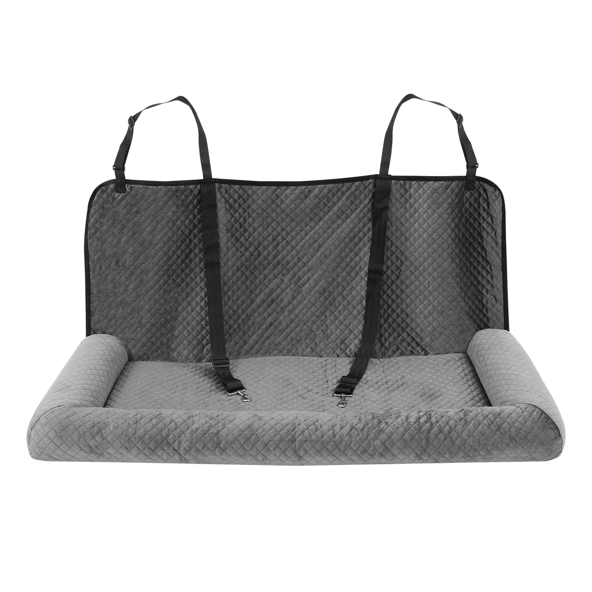 Bymaocar Dog Car Seat Bed With Safety Tethers