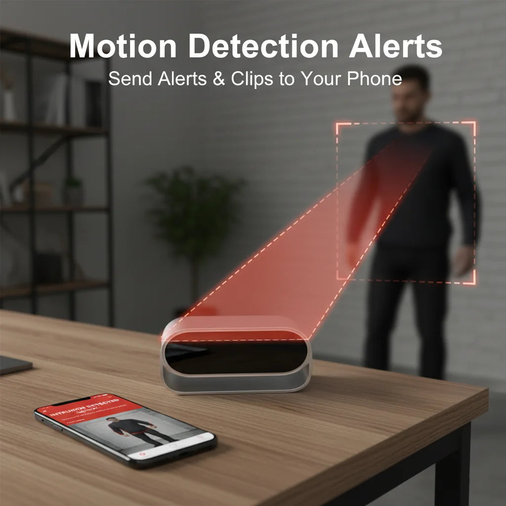4K Ultra HD WiFi Clock Camera For Indoor Surveillance