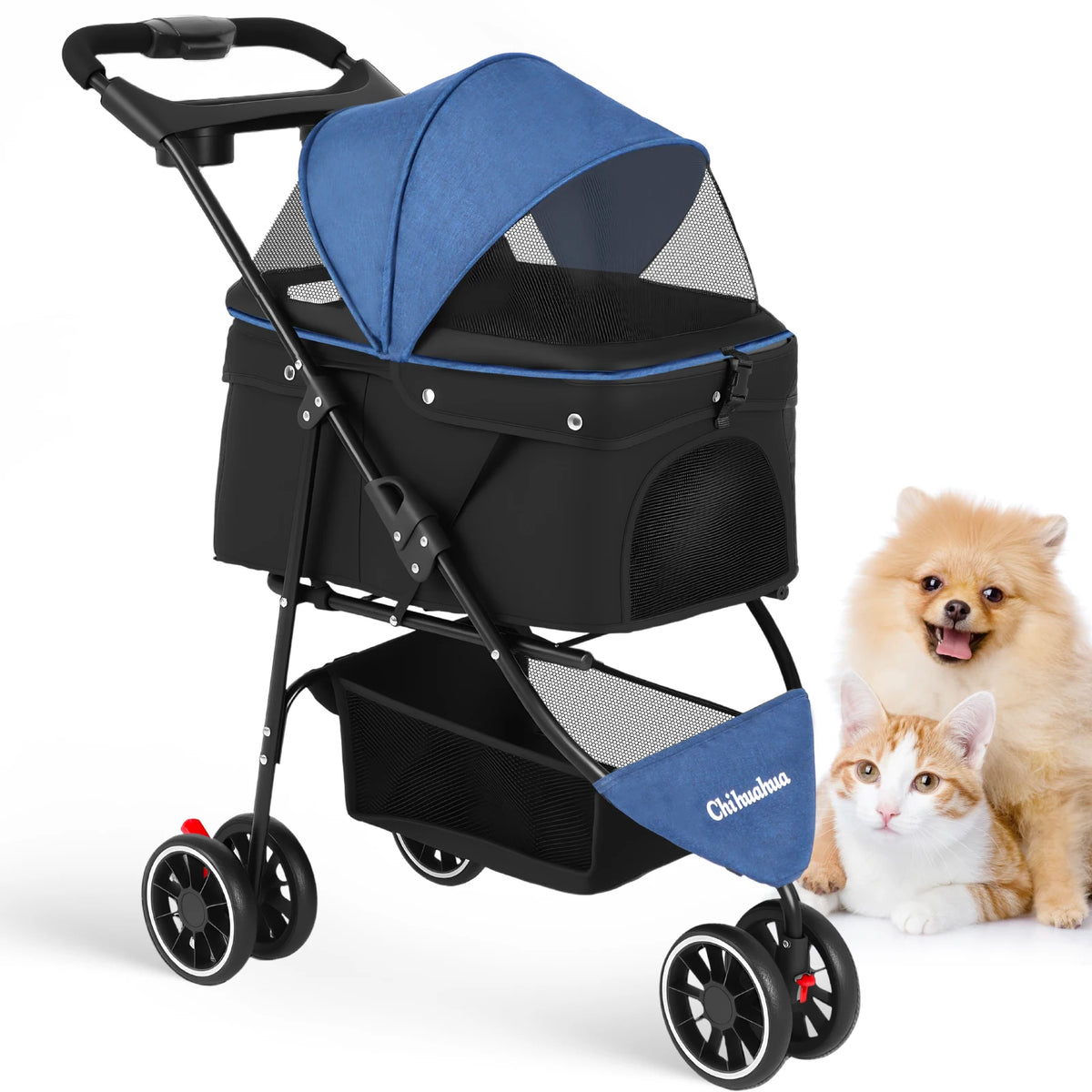 Chihuahua Pet Stroller For Small Dogs And Cats