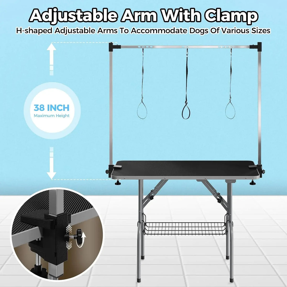 Garvee Professional Foldable Dog Grooming Table