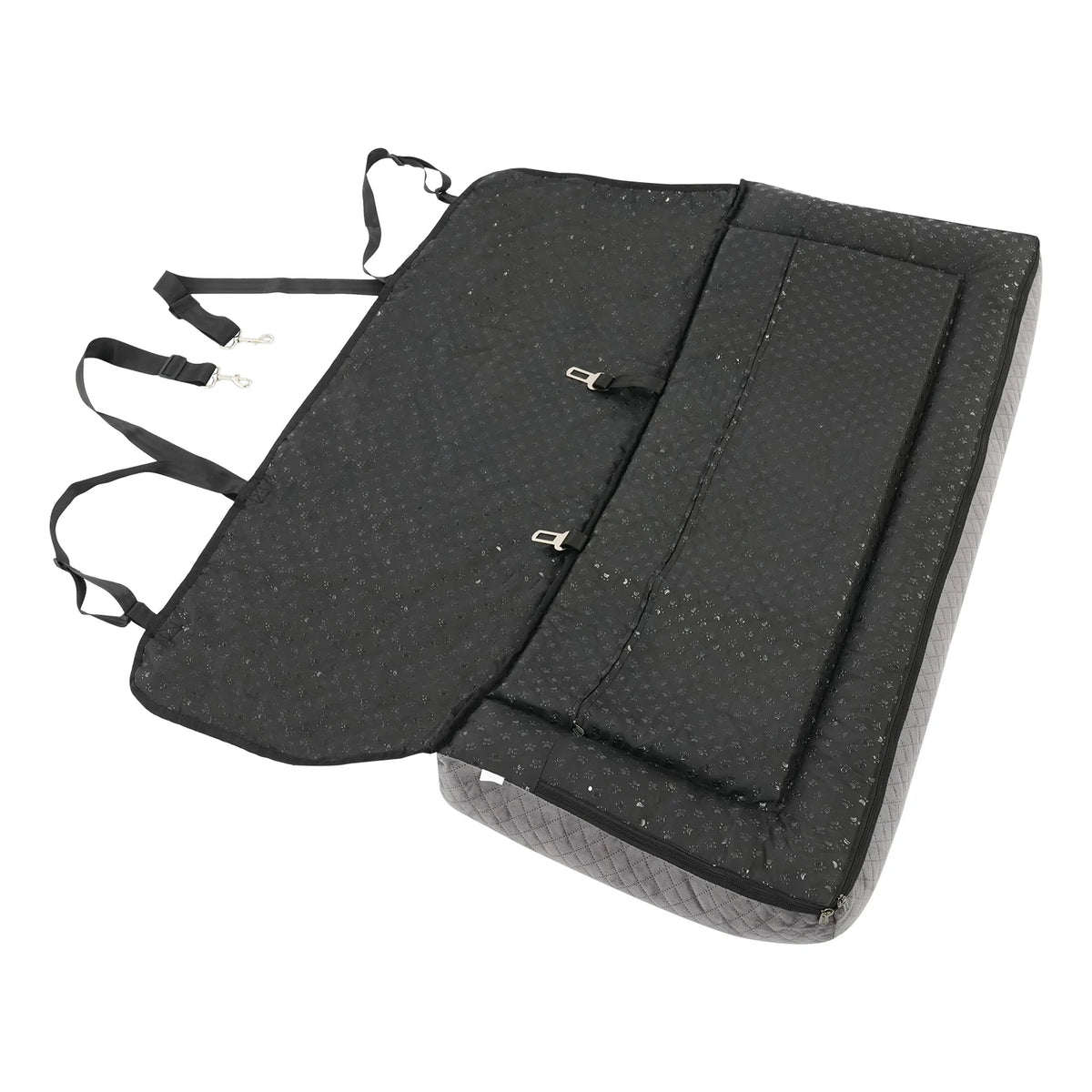 Bymaocar Dog Car Seat Bed With Safety Tethers
