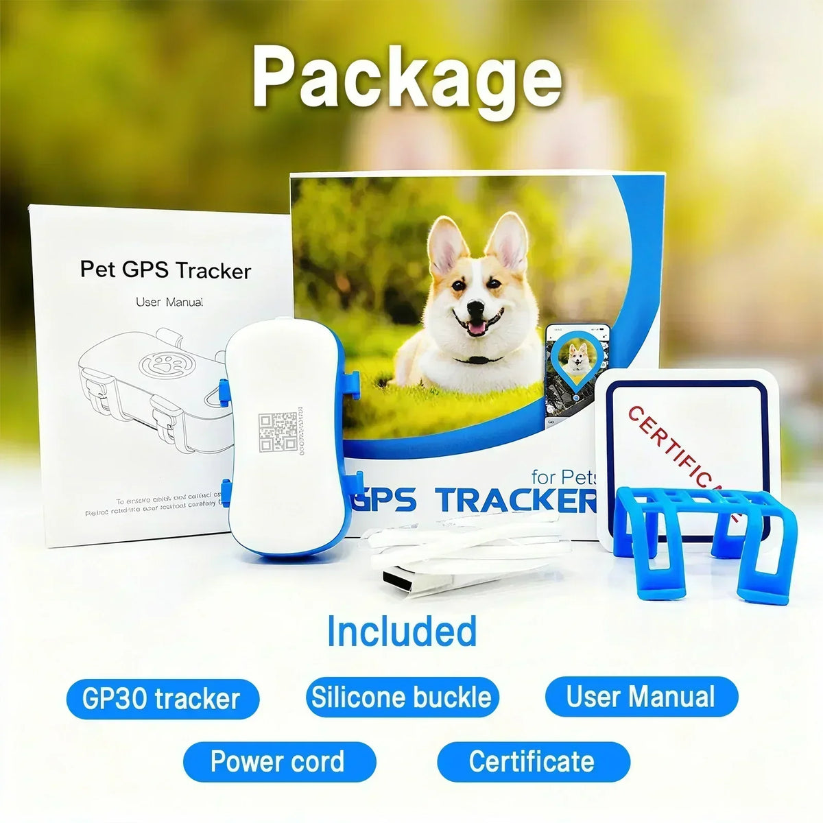 WANWAYTECH GPS Pet Tracker 4G For Dogs And Cats