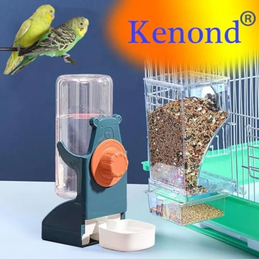 No Mess Bird Feeder And Water Dispenser Set