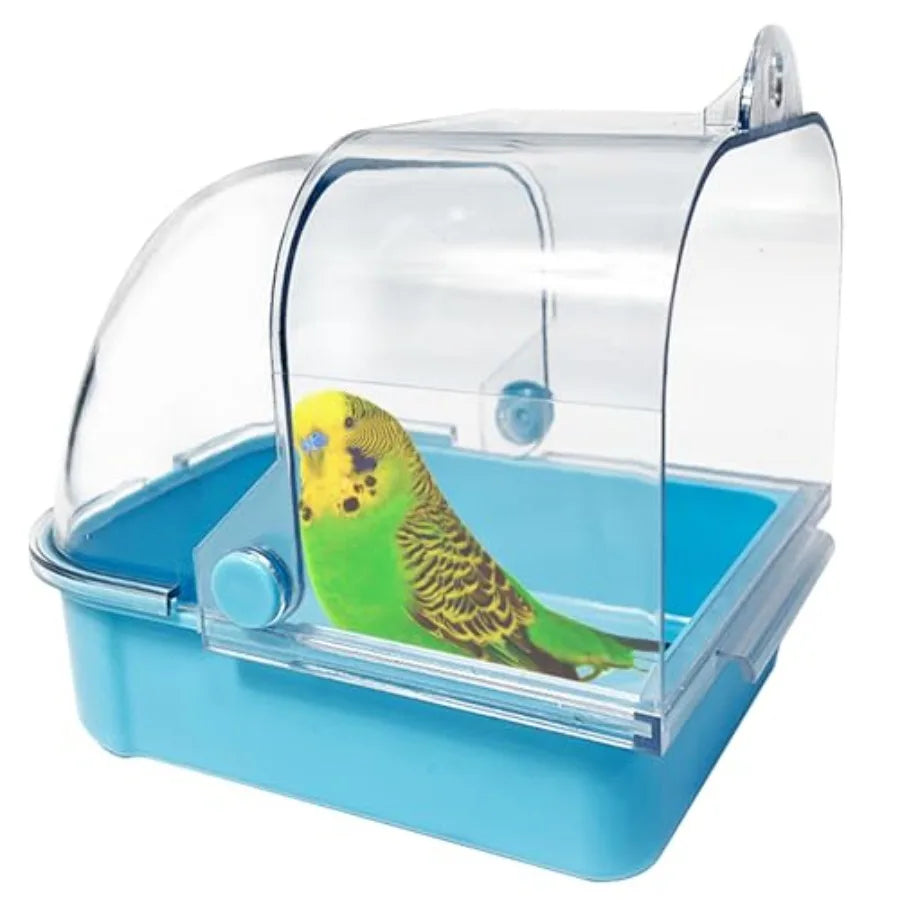 Hanging Bird Cage Bath Feeder Tray For Small Birds