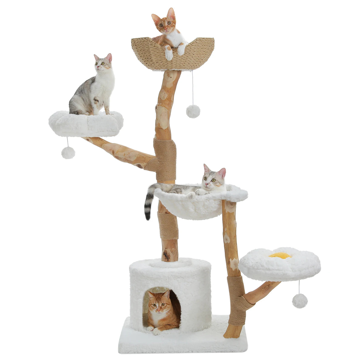 PAWZ Road CN Cat Tree Tower With Sisal Scratching Post