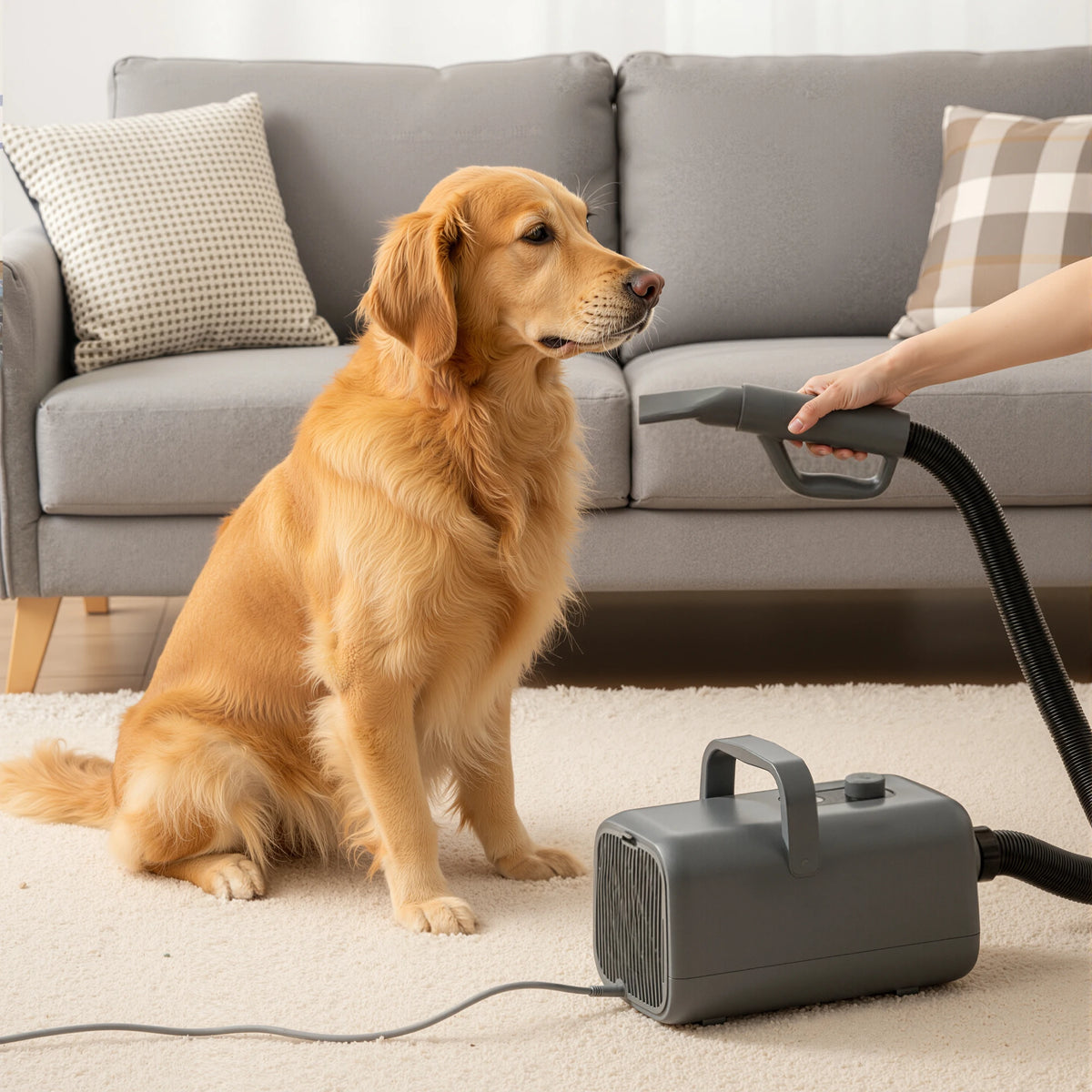 JHK Pet Grooming Vacuum And Blow Dryer Kit
