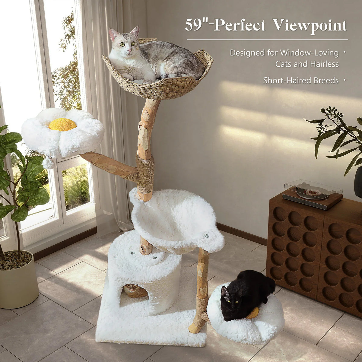 PAWZ Road CN Cat Tree Tower With Sisal Scratching Post