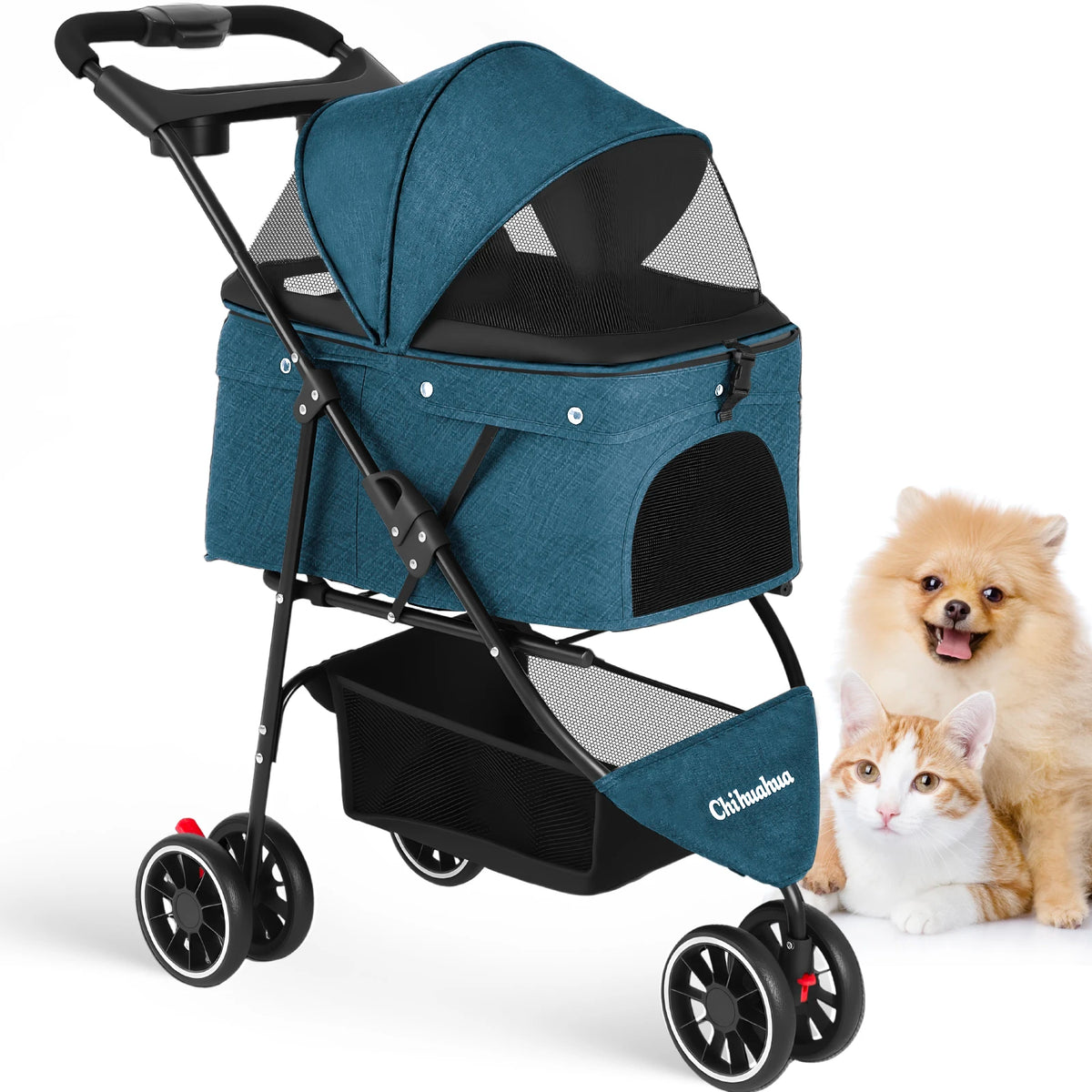 Chihuahua Pet Stroller For Small Dogs And Cats