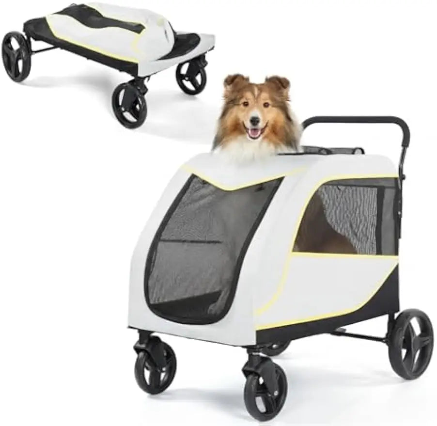 Garvee Foldable Pet Stroller for Dogs and Cats