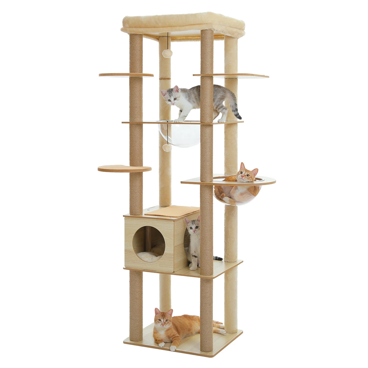 PAWZ Ro Multi Level Cat Tree Indoor Tower