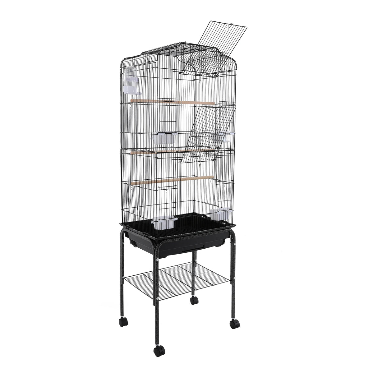 Bird Cage With Stand And Wheels