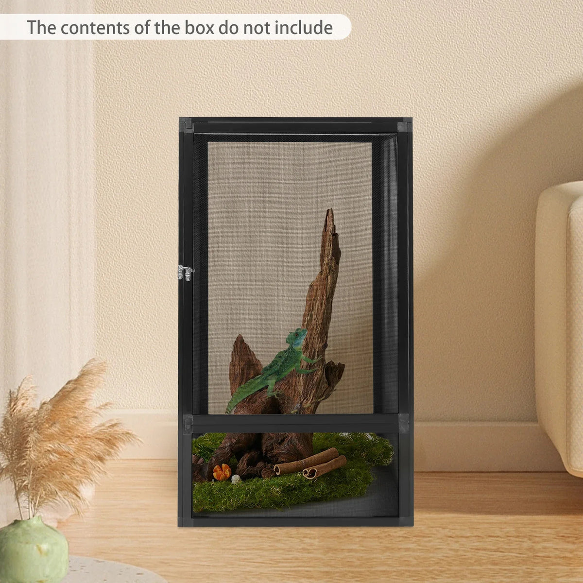 Micro Habitat Terrarium Feeding Net Box Aluminum Alloy