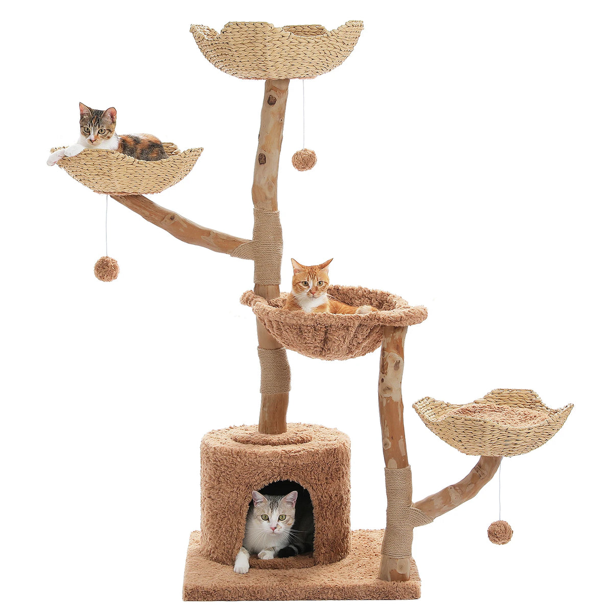 PAWZ Road CN Cat Tree Tower With Sisal Scratching Post