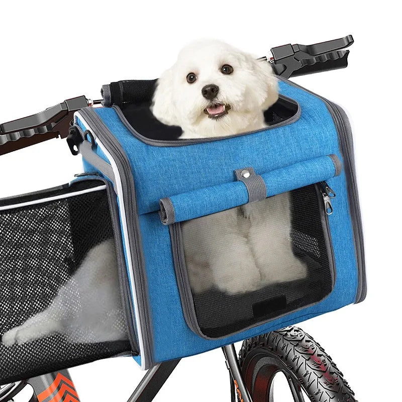Expandable Cat Carrier Backpack for Travel and Biking