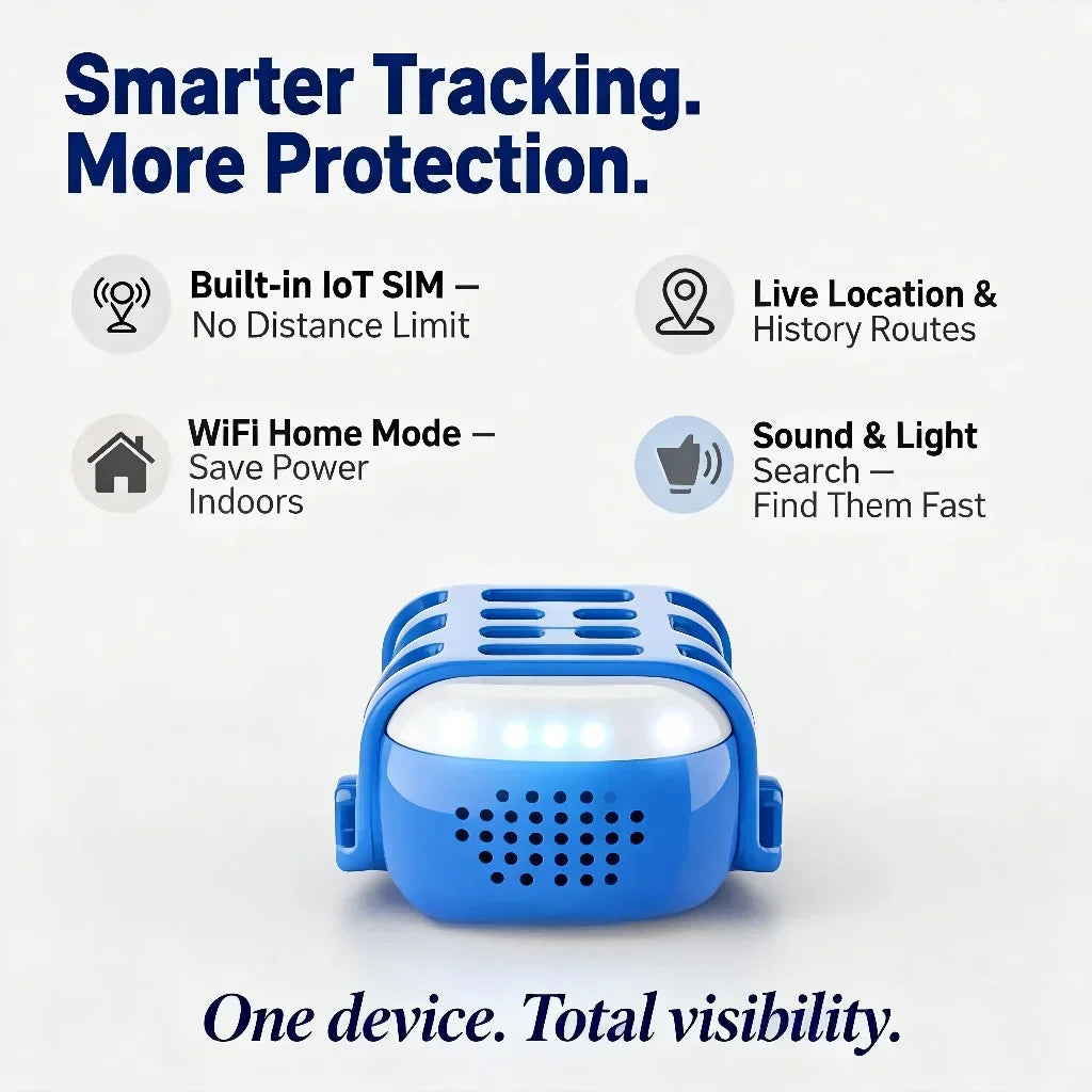 WANWAYTECH GPS Pet Tracker for Dogs and Cats Wide Range