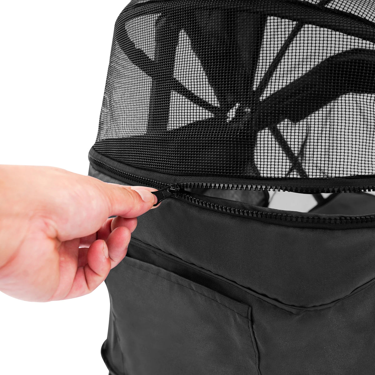 Foldable Pet Travel Stroller With Water Cup Holder