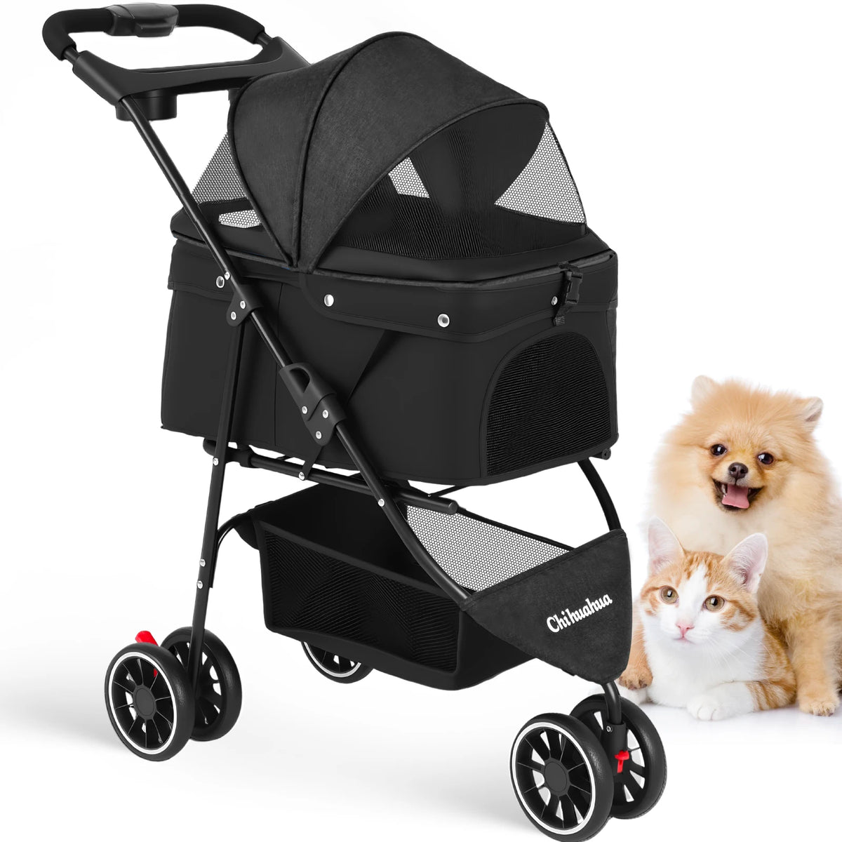 Chihuahua Pet Stroller For Small Dogs And Cats
