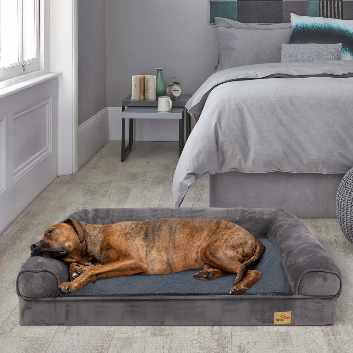 BINGOPAW Orthopedic Waterproof Dog Bed With Sides