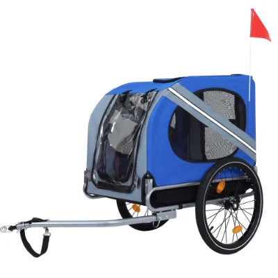 Foldable Pet Bicycle Trailer for Outdoor Adventures