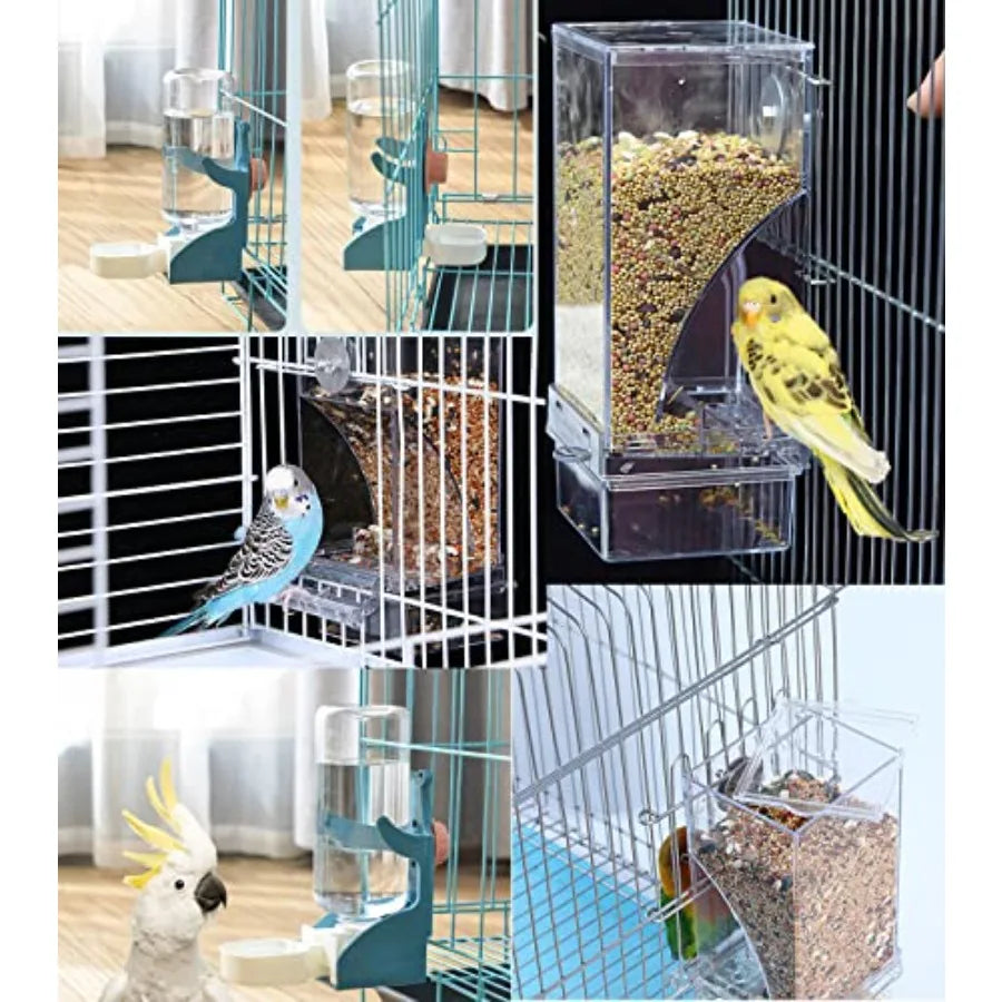 No Mess Bird Feeder And Water Dispenser Set