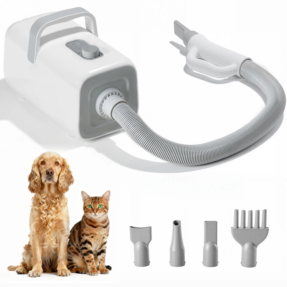 JHK Pet Grooming Vacuum And Blow Dryer Kit