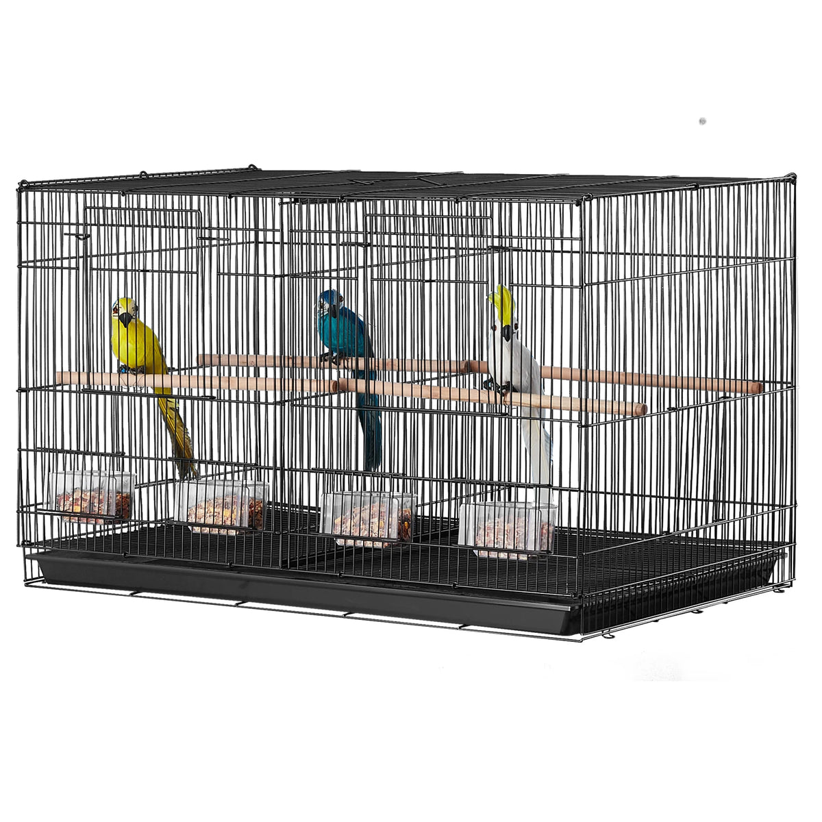 SucceBuy Flight Bird Cage Stackable Divider For Travel Pets