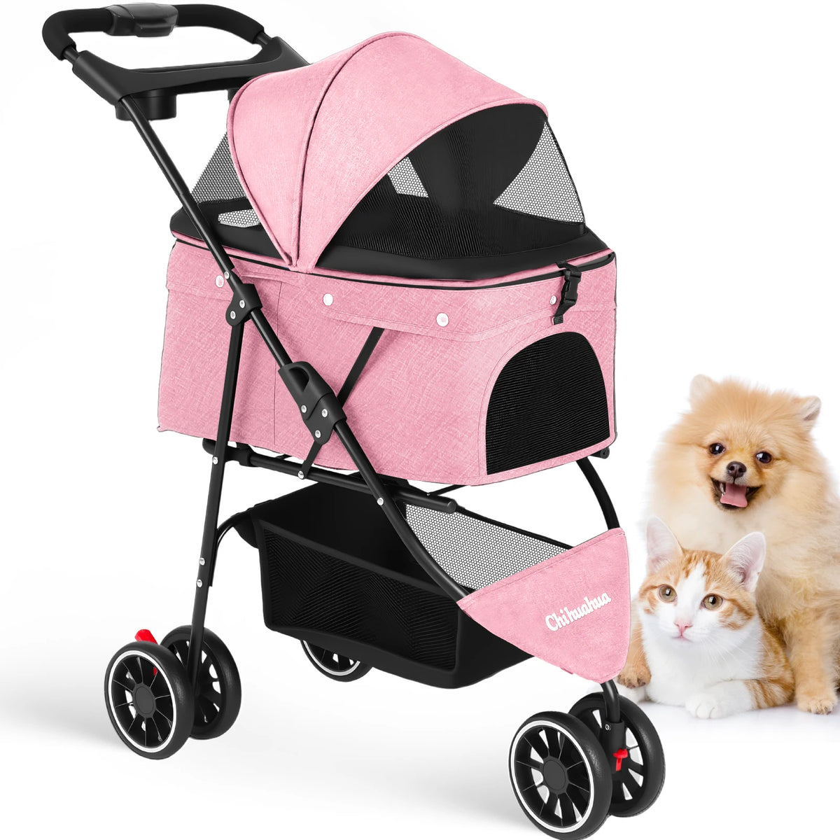 Chihuahua Pet Stroller For Small Dogs And Cats