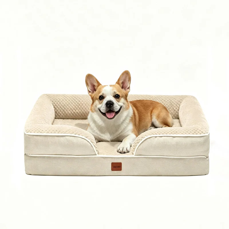Washable Waterproof Memory Foam Orthopedic Dog Bed